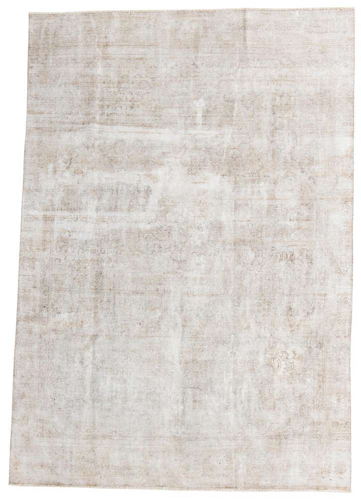 8' 7 x 12' 7 Hand Knotted Ultra Vintage Persian Wool Rug