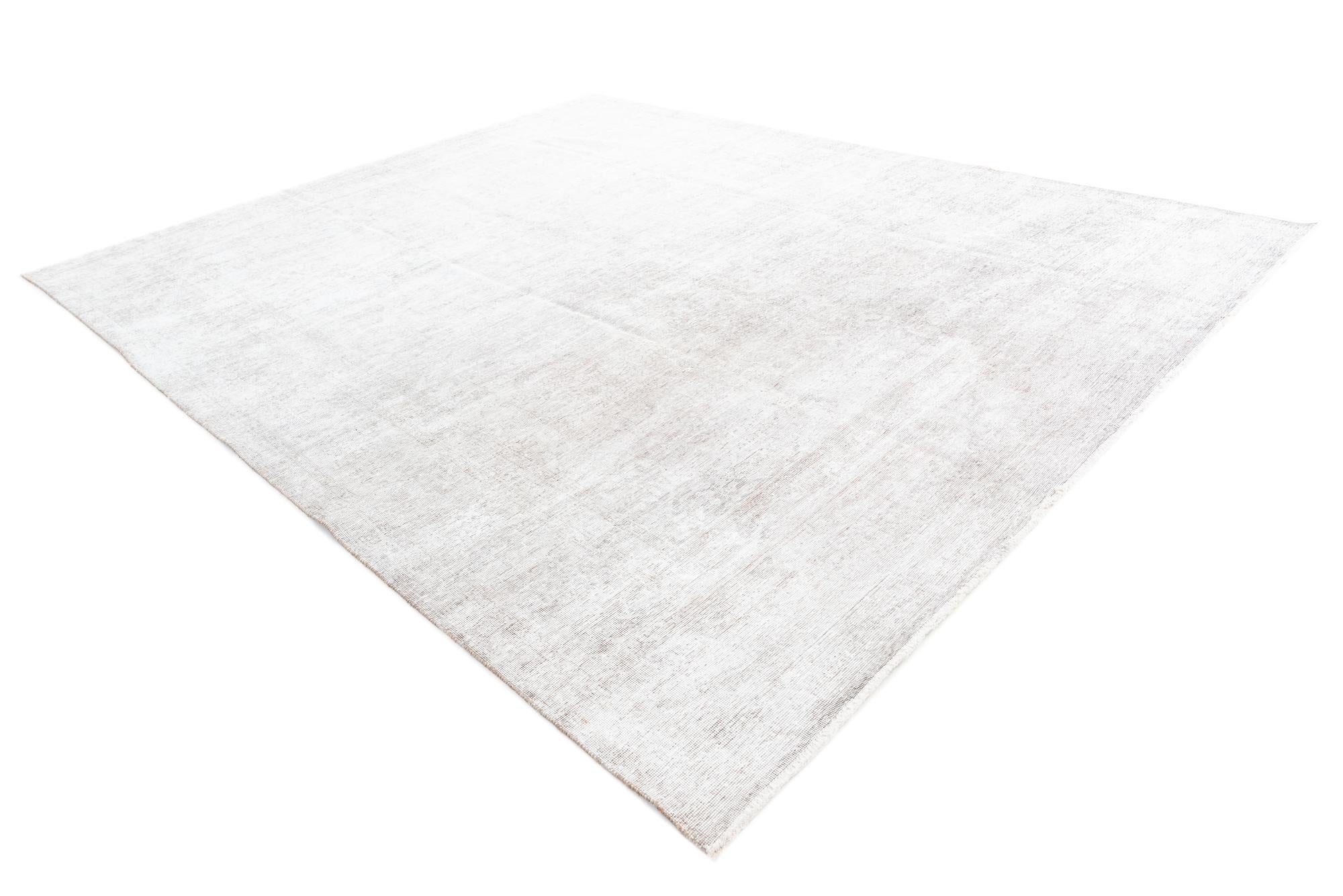 9' 10 x 12' 1 Hand Knotted Ultra Vintage Persian Wool Rug