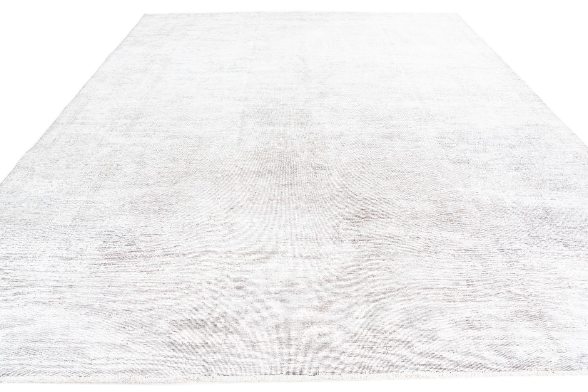 9' 10 x 12' 1 Hand Knotted Ultra Vintage Persian Wool Rug
