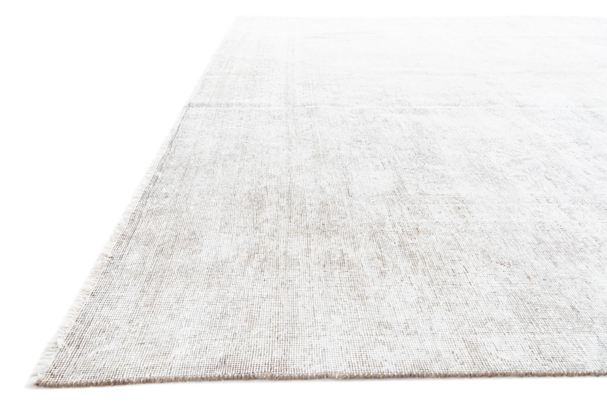 9' 10 x 12' 1 Hand Knotted Ultra Vintage Persian Wool Rug