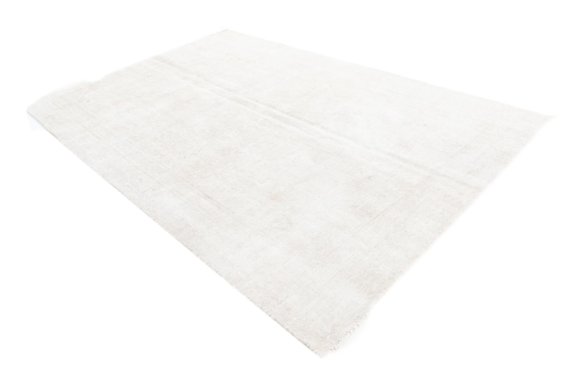 7' x 10' 4 Hand Knotted Ultra Vintage Persian Wool Rug