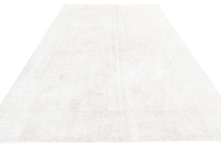 7' x 10' 4 Hand Knotted Ultra Vintage Persian Wool Rug