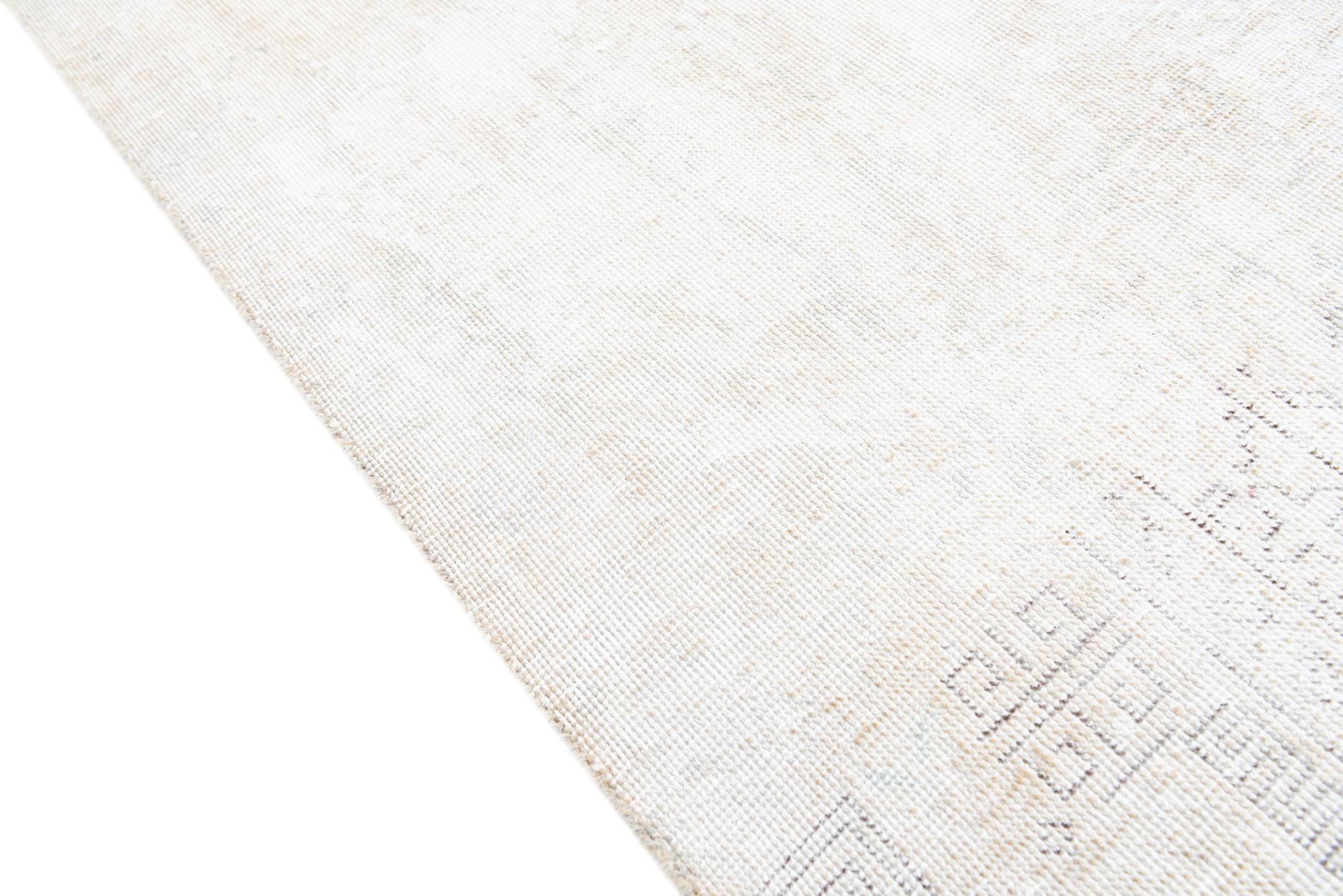 8' 6 x 11' 5 Hand Knotted Ultra Vintage Persian Wool Rug