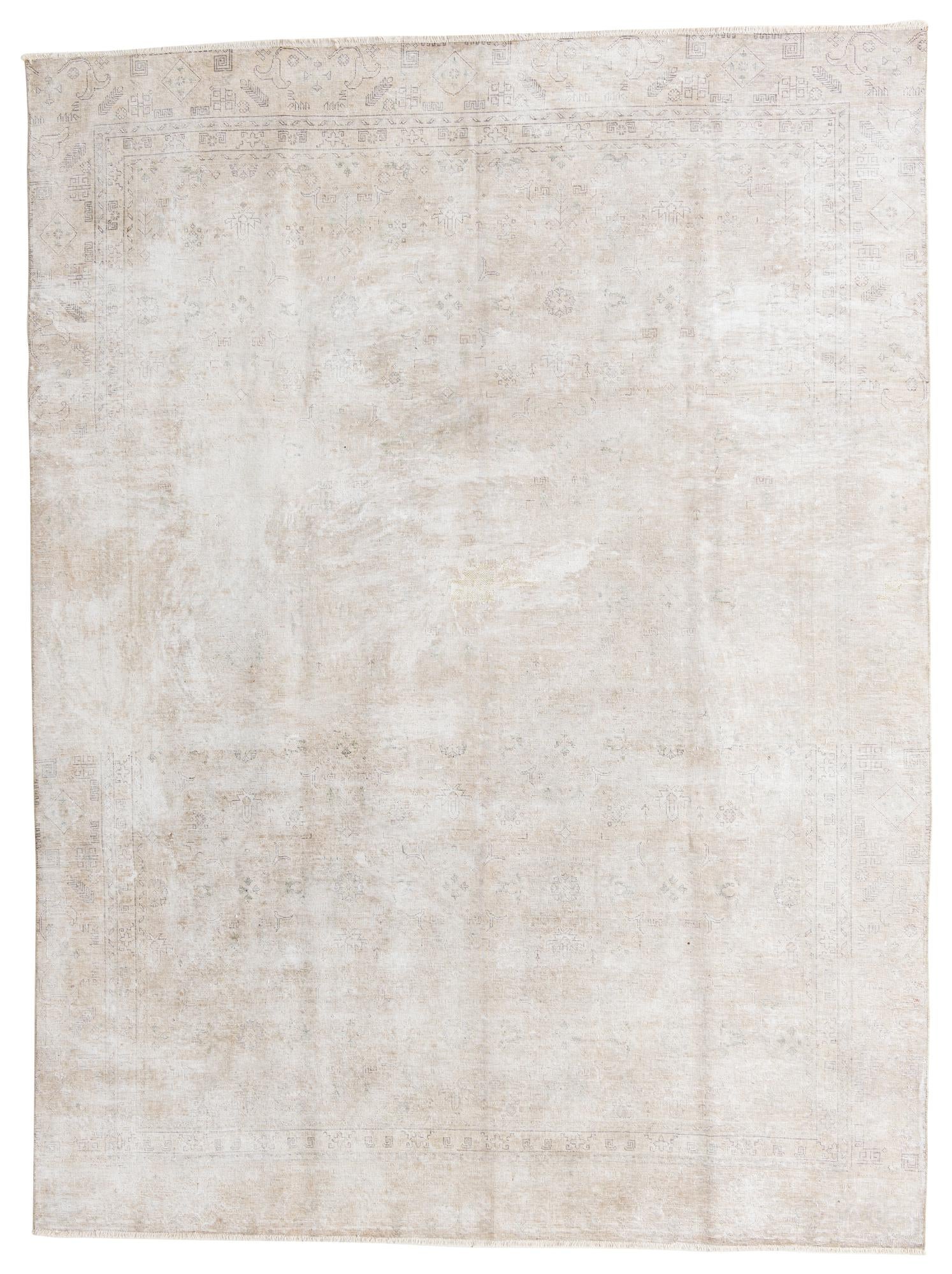 8' 6 x 11' 5 Hand Knotted Ultra Vintage Persian Wool Rug