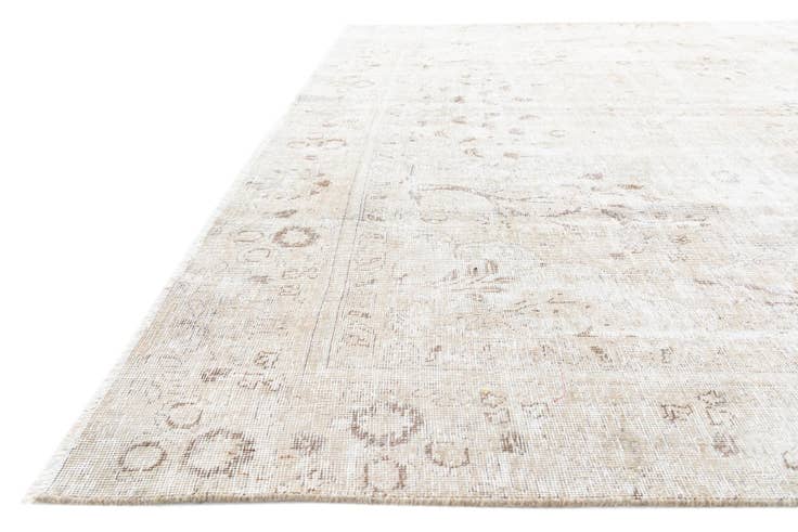 Detail image of 8' 7 x 12' 3 Hand Knotted Ultra Vintage Persian Wool Rug