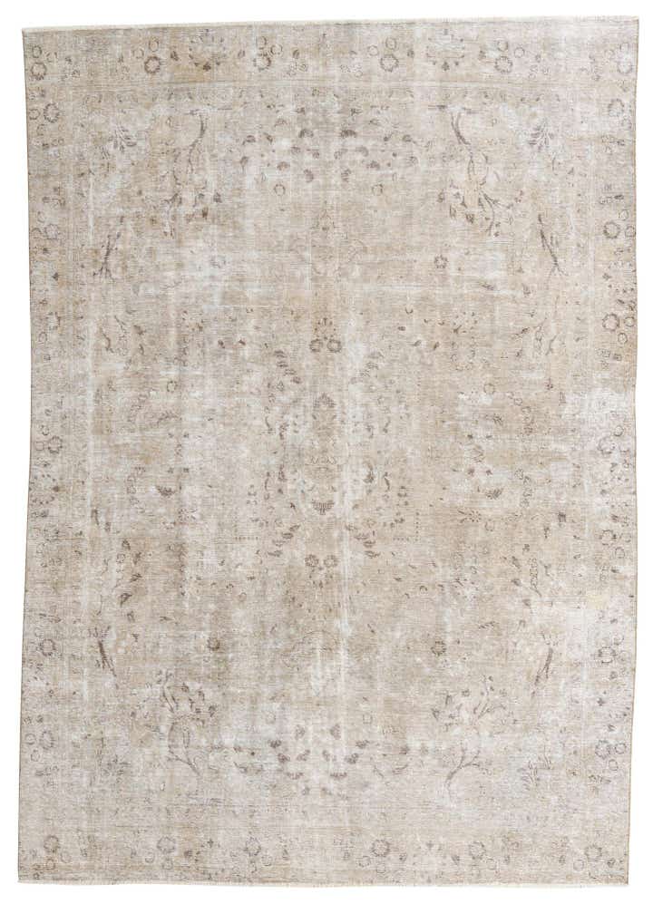8' 7 x 12' 3 Hand Knotted Ultra Vintage Persian Wool Rug