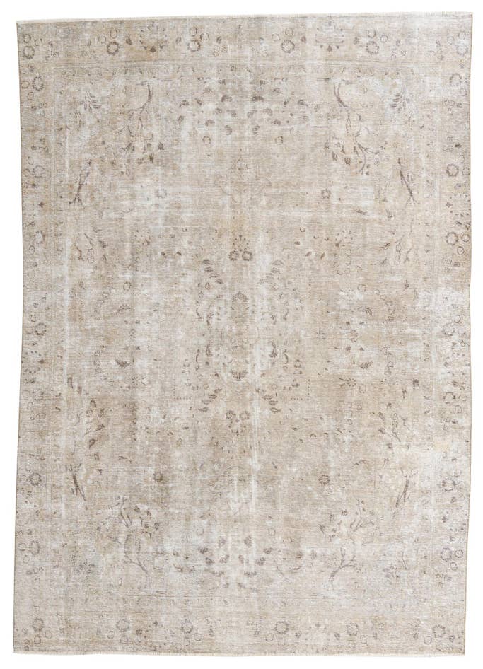 Detail image of 8' 7 x 12' 3 Hand Knotted Ultra Vintage Persian Wool Rug