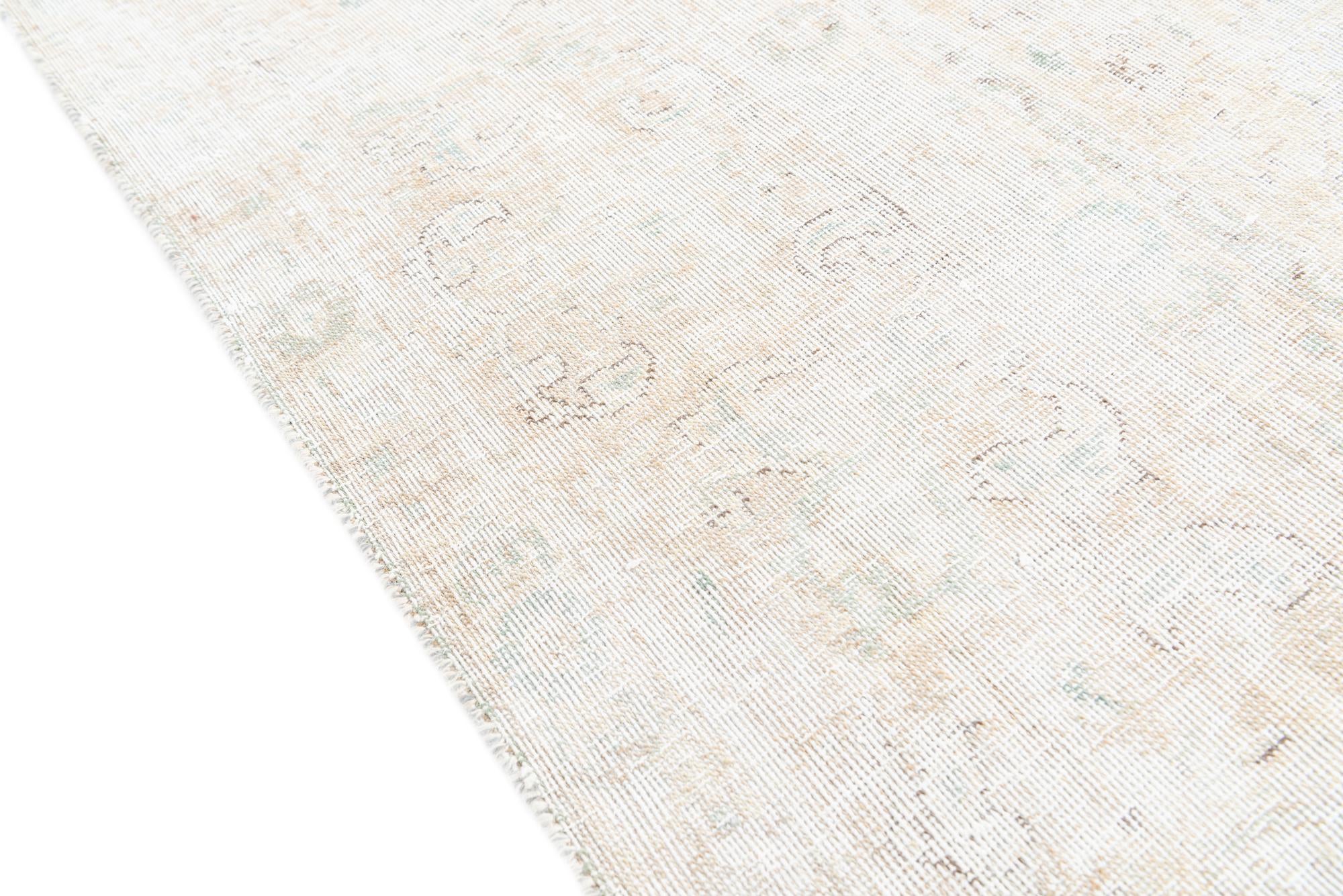 9' 4 x 12' 5 Hand Knotted Ultra Vintage Persian Wool Rug