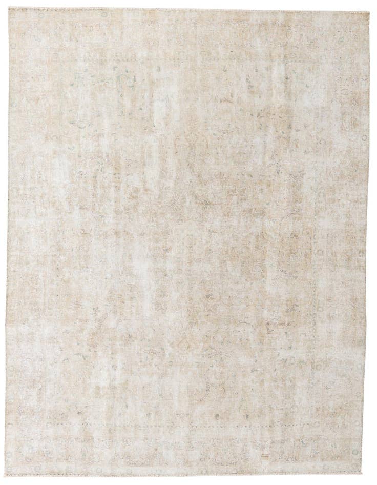 Detail image of 9' 4 x 12' 5 Hand Knotted Ultra Vintage Persian Wool Rug
