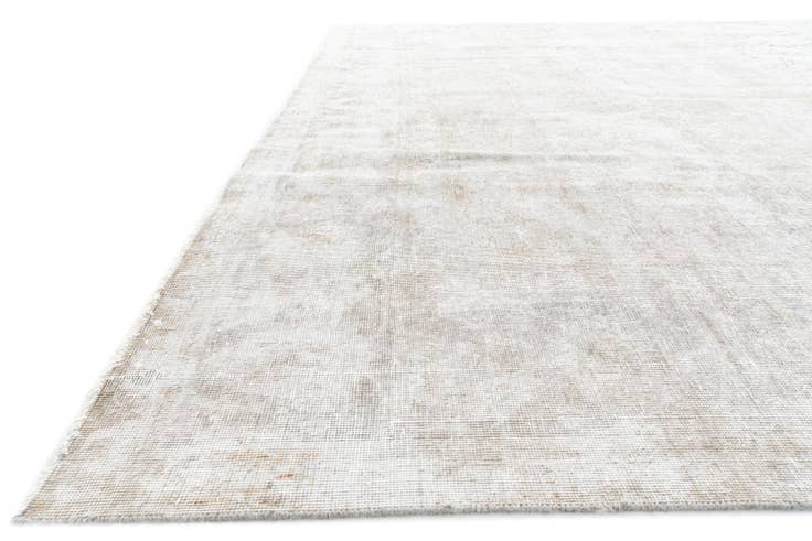 Detail image of 9' 5 x 12' Hand Knotted Ultra Vintage Persian Wool Rug