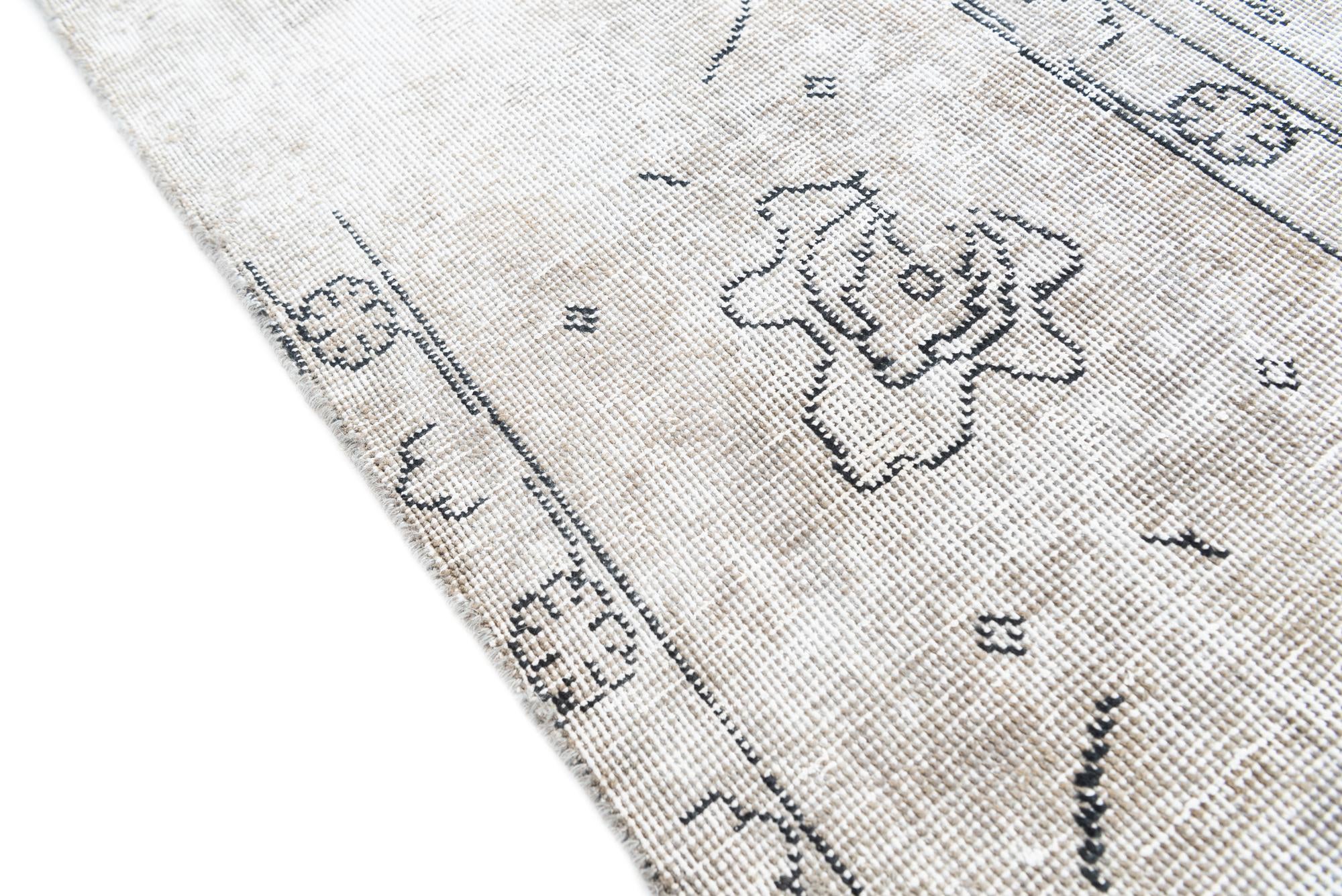 9' 5 x 12' Hand Knotted Ultra Vintage Persian Wool Rug