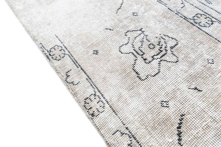 Detail image of 9' 5 x 12' Hand Knotted Ultra Vintage Persian Wool Rug