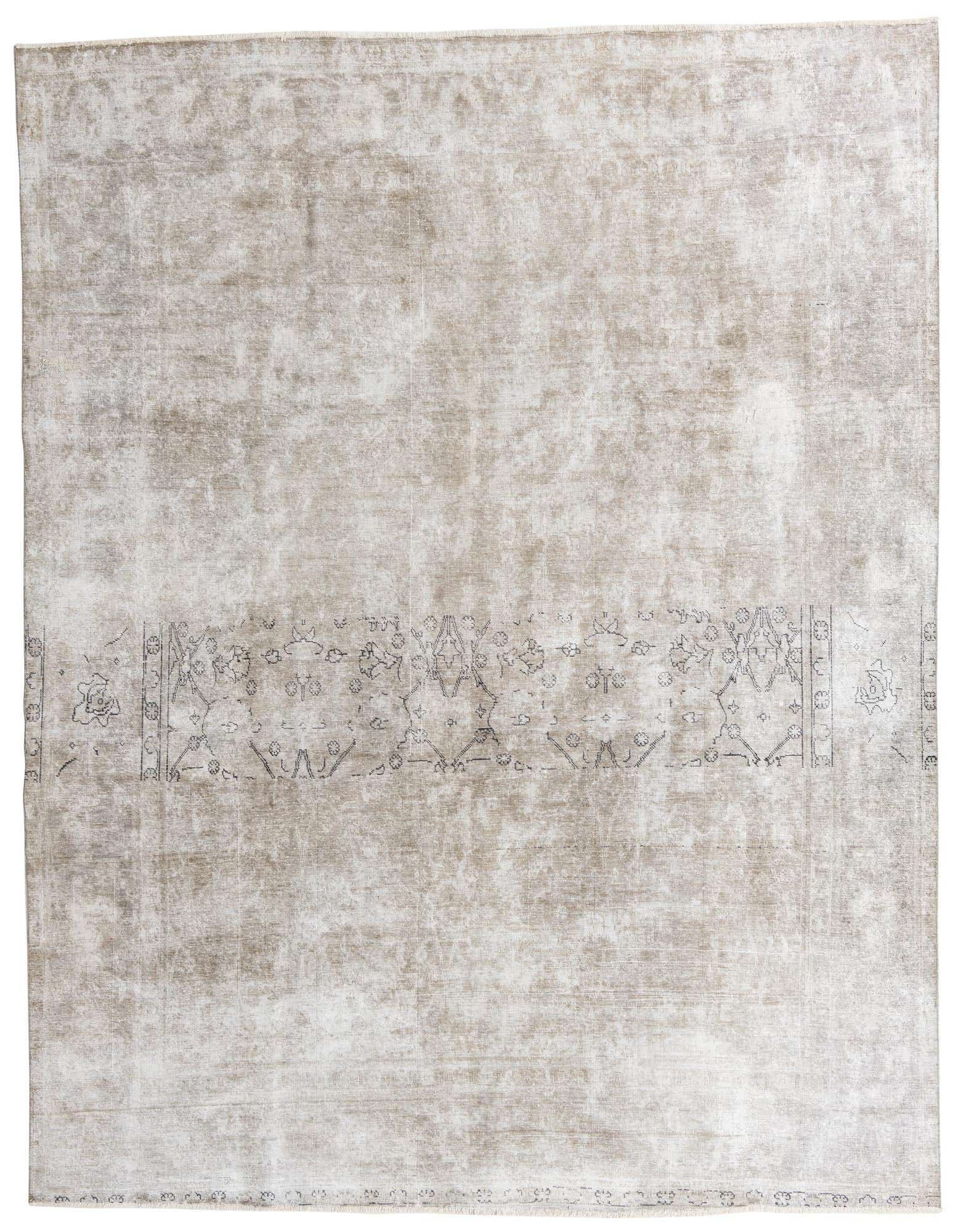 Primary image 9' 5 x 12'  Hand Knotted Ultra Vintage Persian Wool Rug