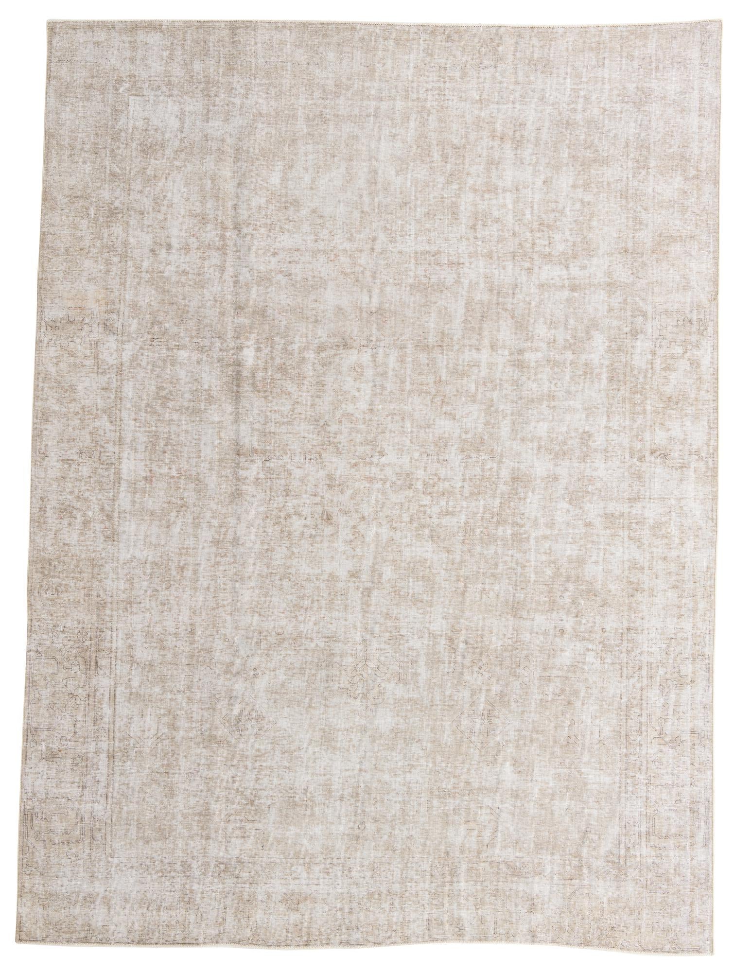 9' 2 x 12' 3 Hand Knotted Ultra Vintage Persian Wool Rug