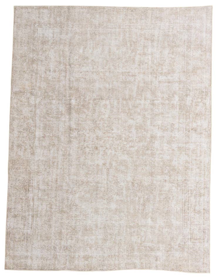 Detail image of 9' 2 x 12' 3 Hand Knotted Ultra Vintage Persian Wool Rug