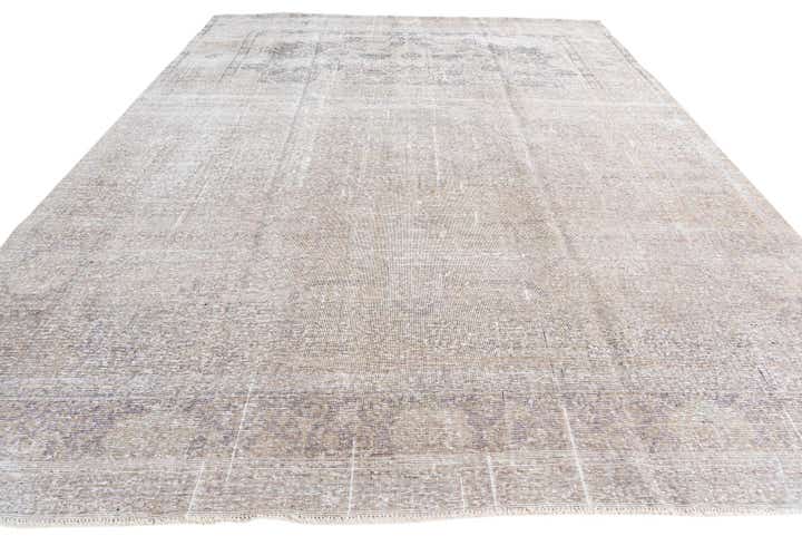 9' 7 x 12' 5 Hand Knotted Ultra Vintage Persian Wool Rug