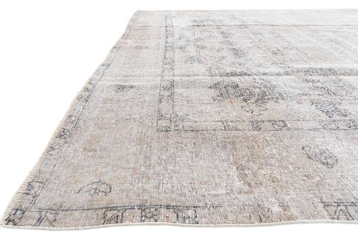 9' 7 x 12' 5 Hand Knotted Ultra Vintage Persian Wool Rug