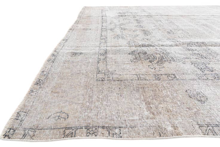 Detail image of 9' 7 x 12' 5 Hand Knotted Ultra Vintage Persian Wool Rug