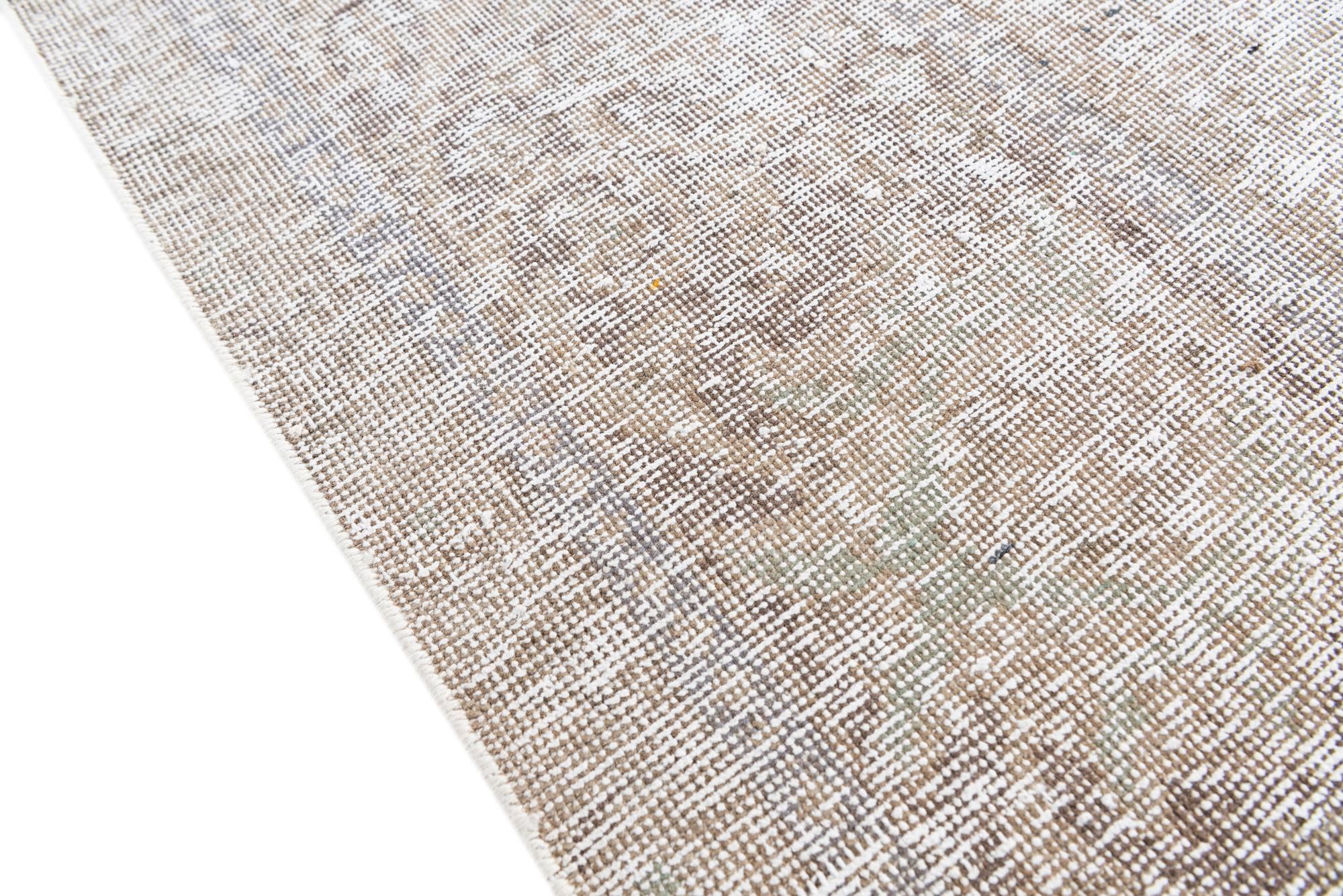9' 7 x 12' 5 Hand Knotted Ultra Vintage Persian Wool Rug