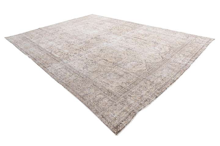 9' 7 x 13' 1 Hand Knotted Ultra Vintage Persian Wool Rug