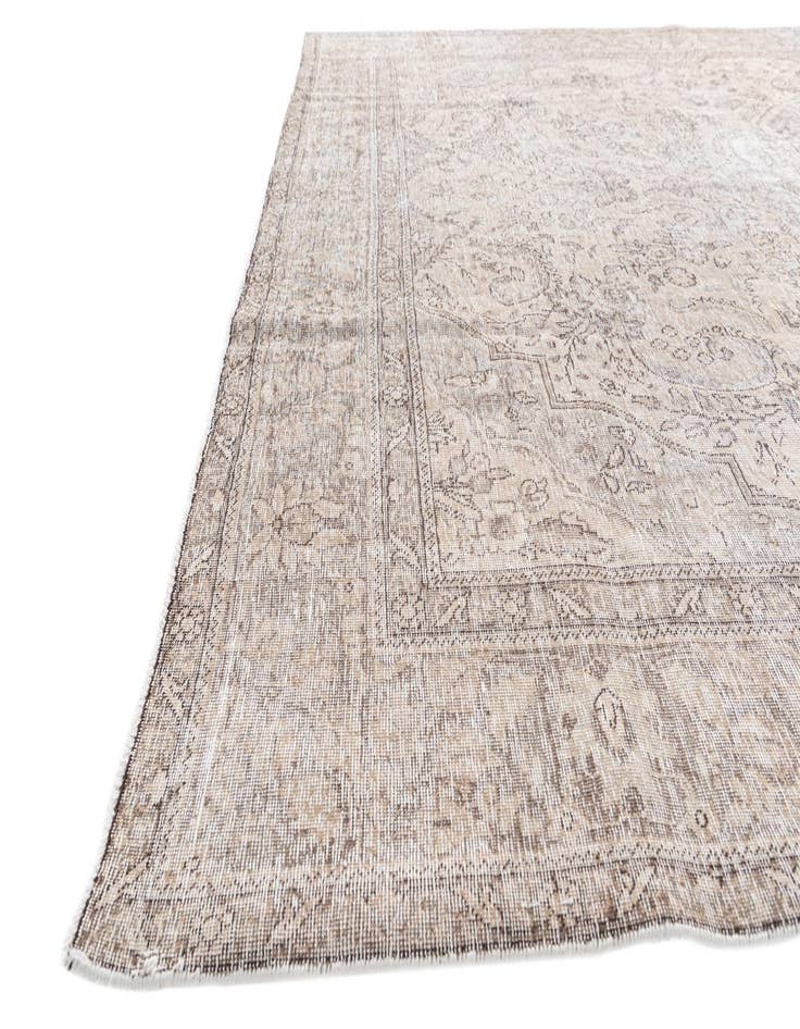 Detail image of 9' 7 x 13' 1  Hand Knotted Ultra Vintage Persian Wool Rug