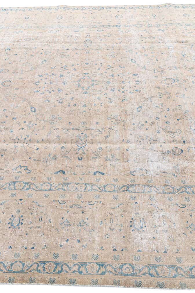 8' 10 x 12' 8 Hand Knotted Ultra Vintage Persian Wool Rug