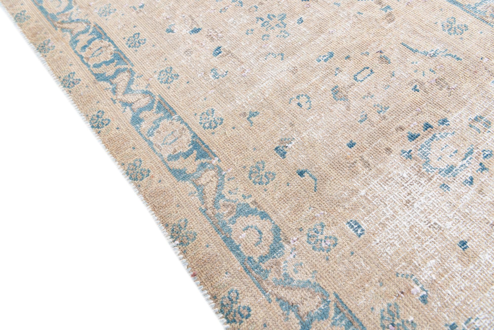8' 10 x 12' 8 Hand Knotted Ultra Vintage Persian Wool Rug