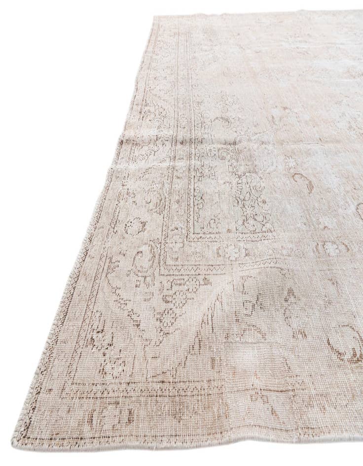 Detail image of 9' 6 x 12' 8  Hand Knotted Ultra Vintage Persian Wool Rug