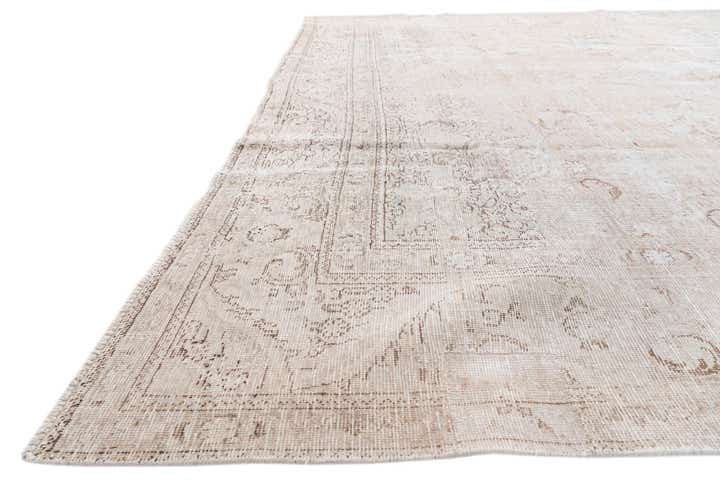 9' 6 x 12' 8 Hand Knotted Ultra Vintage Persian Wool Rug