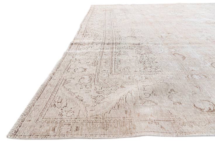 Detail image of 9' 6 x 12' 8 Hand Knotted Ultra Vintage Persian Wool Rug