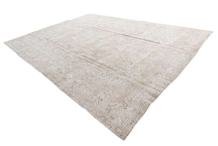 9' 7 x 12' 9 Hand Knotted Ultra Vintage Persian Wool Rug