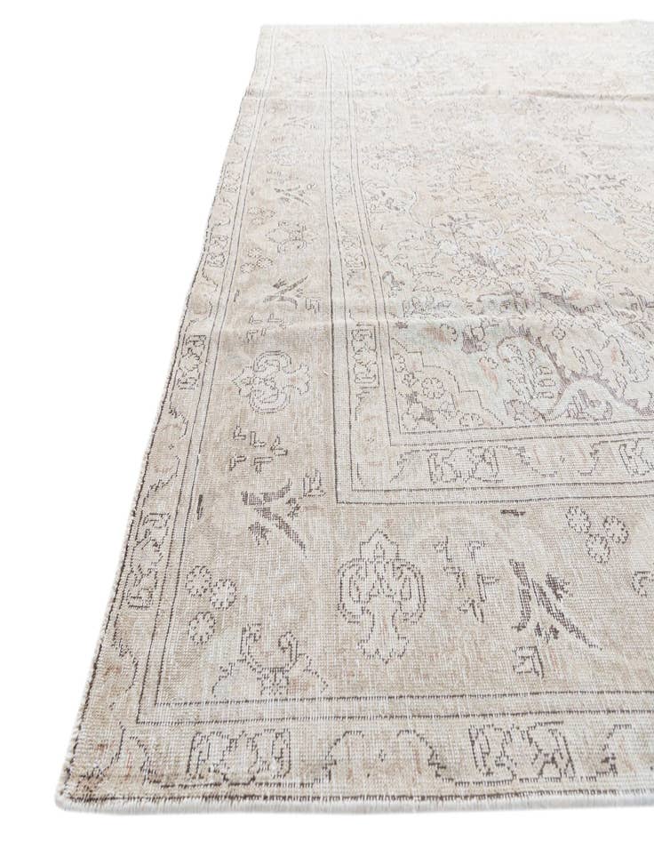 Detail image of 9' 7 x 12' 9  Hand Knotted Ultra Vintage Persian Wool Rug