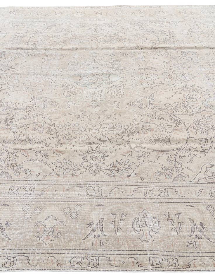 Detail image of 9' 7 x 12' 9  Hand Knotted Ultra Vintage Persian Wool Rug