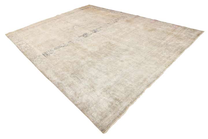 9' x 11' 10 Hand Knotted Ultra Vintage Persian Wool Rug