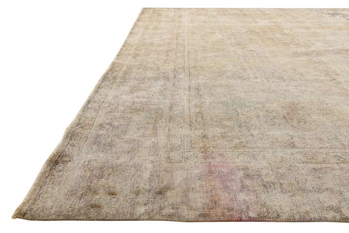 9' x 11' 10 Hand Knotted Ultra Vintage Persian Wool Rug