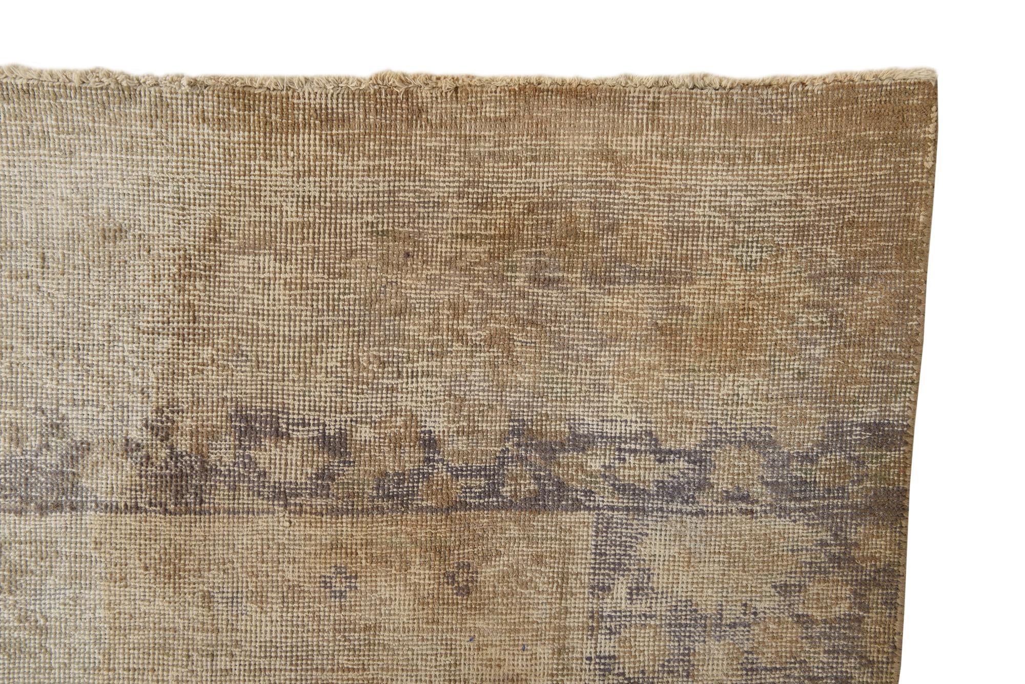 9' x 11' 10 Hand Knotted Ultra Vintage Persian Wool Rug