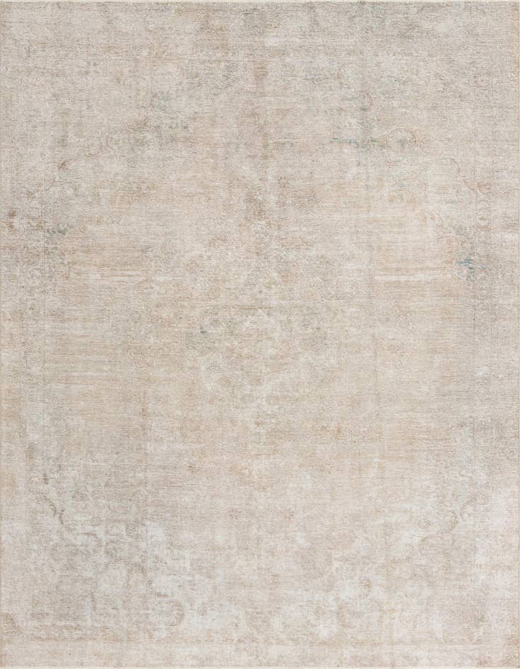 Detail image of 8' x 11' 1 Hand Knotted Ultra Vintage Persian Wool Rug