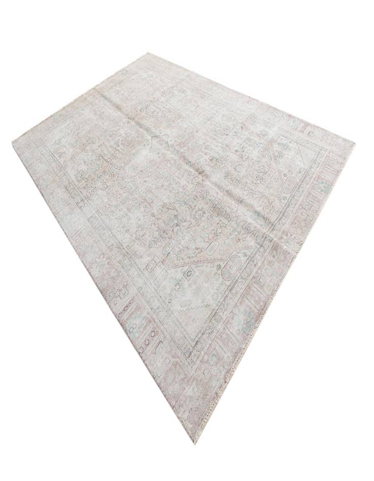 Detail image of 7' 3 x 10' 6  Hand Knotted Ultra Vintage Persian Wool Rug