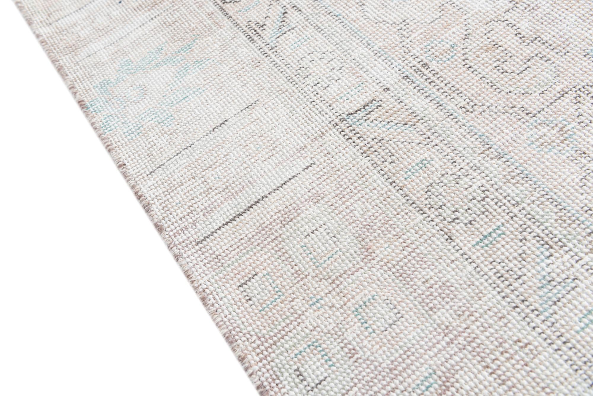7' 3 x 10' 6 Hand Knotted Ultra Vintage Persian Wool Rug