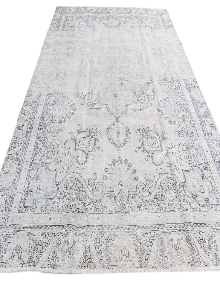 Detail image of 8' 7 x 11' 8  Hand Knotted Ultra Vintage Persian Wool Rug