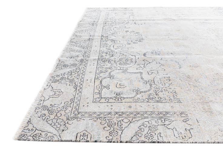 Detail image of 8' 7 x 11' 8 Hand Knotted Ultra Vintage Persian Wool Rug