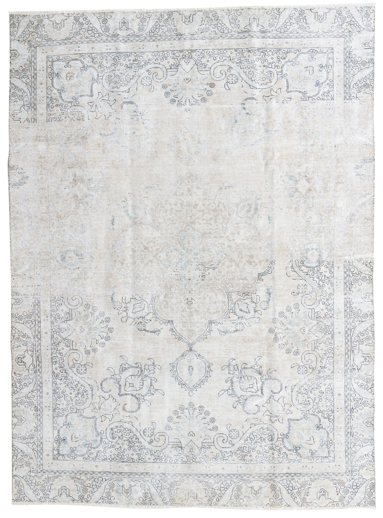 8' 7 x 11' 8 Hand Knotted Ultra Vintage Persian Wool Rug