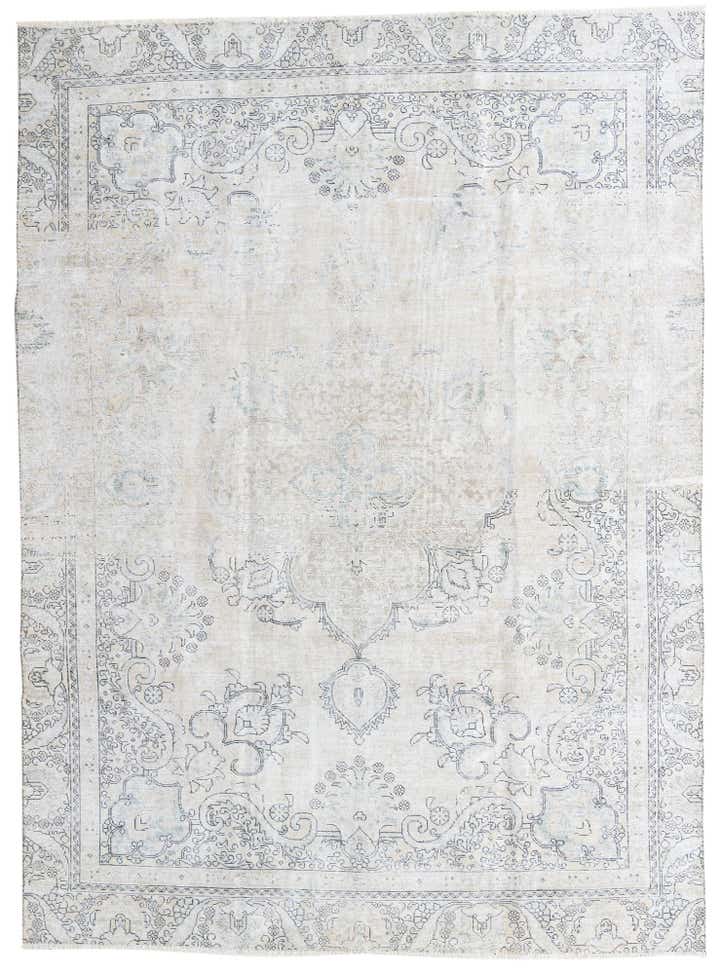 8' 7 x 11' 8 Hand Knotted Ultra Vintage Persian Wool Rug