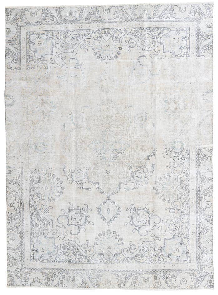 Detail image of 8' 7 x 11' 8 Hand Knotted Ultra Vintage Persian Wool Rug