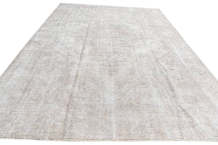Detail image of 8' 10 x 12' 8 Hand Knotted Ultra Vintage Persian Wool Rug