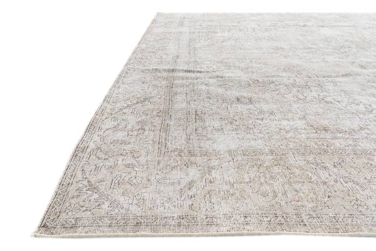 Detail image of 8' 10 x 12' 8 Hand Knotted Ultra Vintage Persian Wool Rug