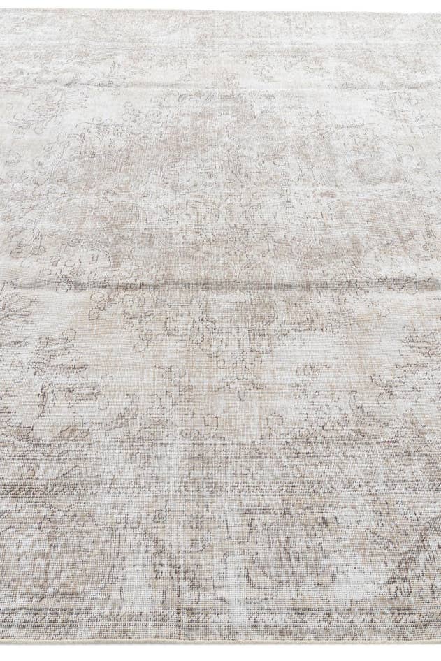 Detail image of 8' 10 x 12' 8 Hand Knotted Ultra Vintage Persian Wool Rug