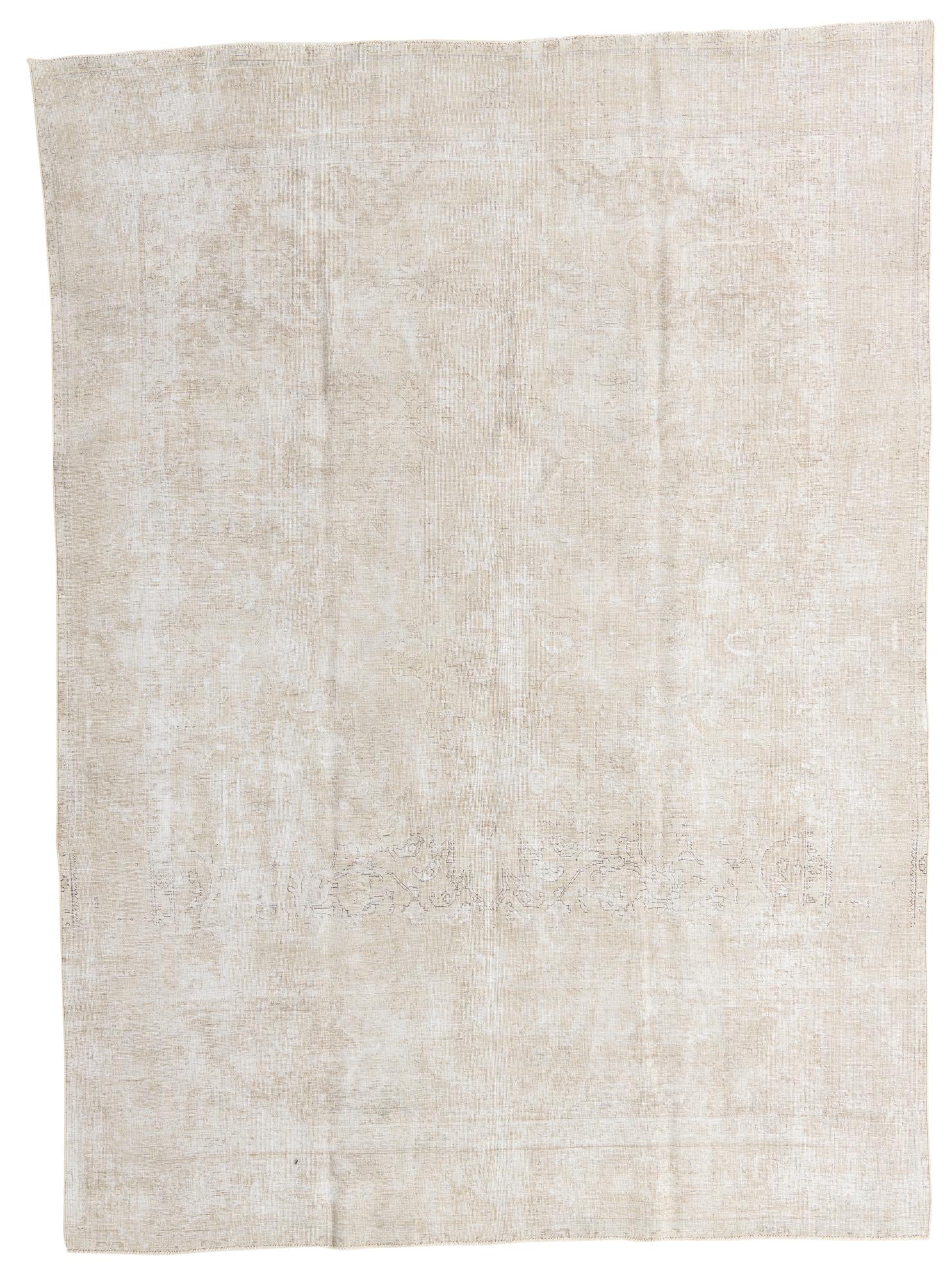 9' 4 x 12' 5 Hand Knotted Ultra Vintage Persian Wool Rug