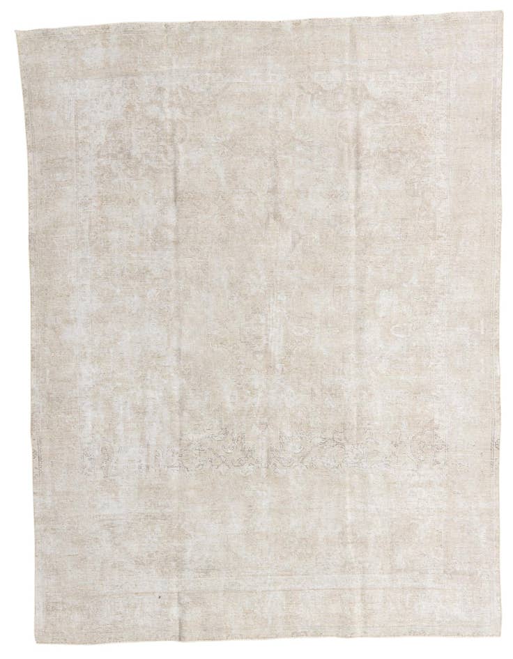 Detail image of 9' 4 x 12' 5 Hand Knotted Ultra Vintage Persian Wool Rug