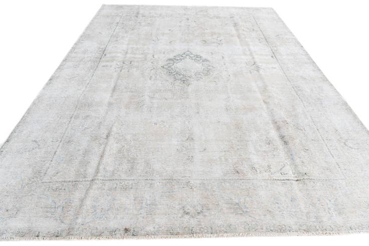 Detail image of 7' 5 x 10' 6 Hand Knotted Ultra Vintage Persian Wool Rug